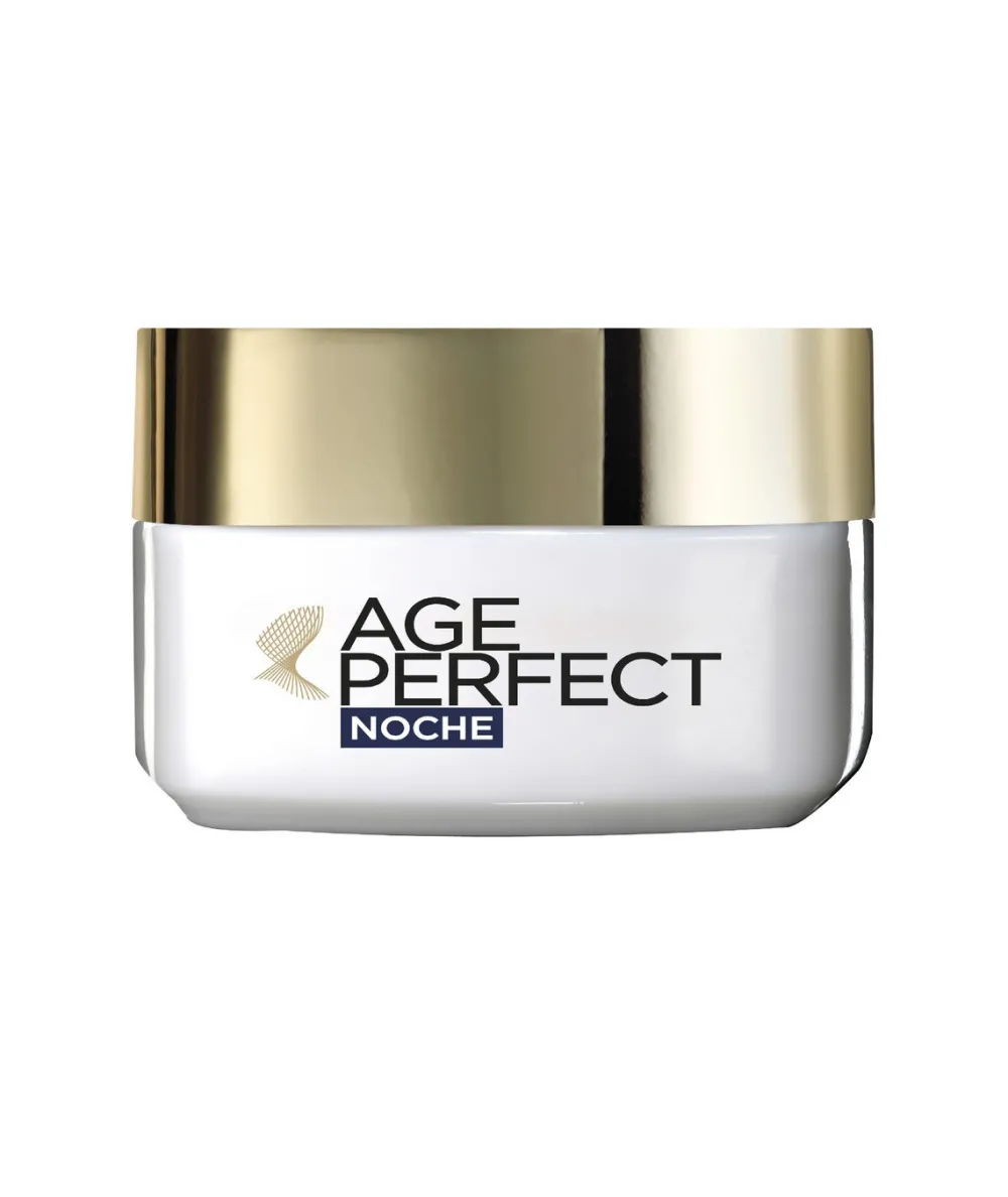 L'OREAL DERMO Age Perfect Crema De Noche Hidratante Pieles Maduras - 50Ml| Hidratantes Con Protección