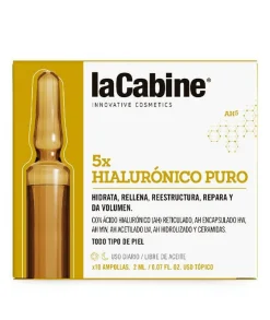LA CABINE Ampollas Hialuronico Puro 10 X 2 Ml| Ampollas Faciales