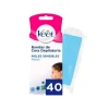 VEET Bandas De Cera Depilatoria Fria Piel Sensible 20Uds.| Bandas Depilatorias