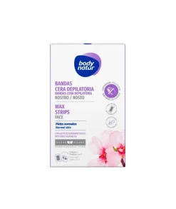 BODY NATUR Bandas Depilatorias Facial Almendras 12 Unids.| Bandas Depilatorias