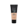 MAYBELLINE Base De Maquillaje Fit Me Mate Afinaporos 30 Ml, Tono 115| Bases Y Fondos Maquillaje