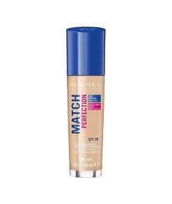 RIMMEL Base De Maquillaje Match Perfection 123 Gr, Tono 102| Bases Y Fondos Maquillaje