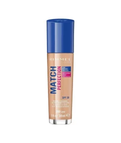 RIMMEL Base De Maquillaje Match Perfection 123 Gr, Tono 300| Bases Y Fondos Maquillaje