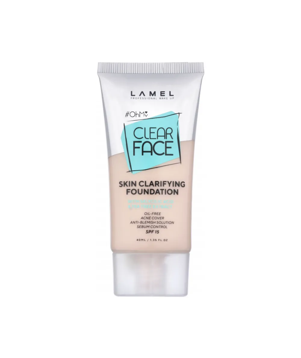 LAMEL Base De Maquillaje Oh My Clear Face N.401| Bases Y Fondos Maquillaje