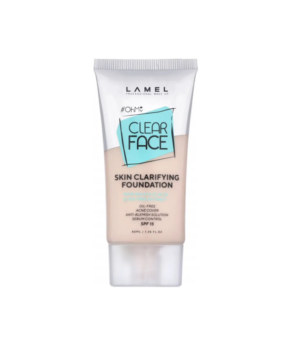 LAMEL Base De Maquillaje Oh My Clear Face N.402| Polvos Maquillaje
