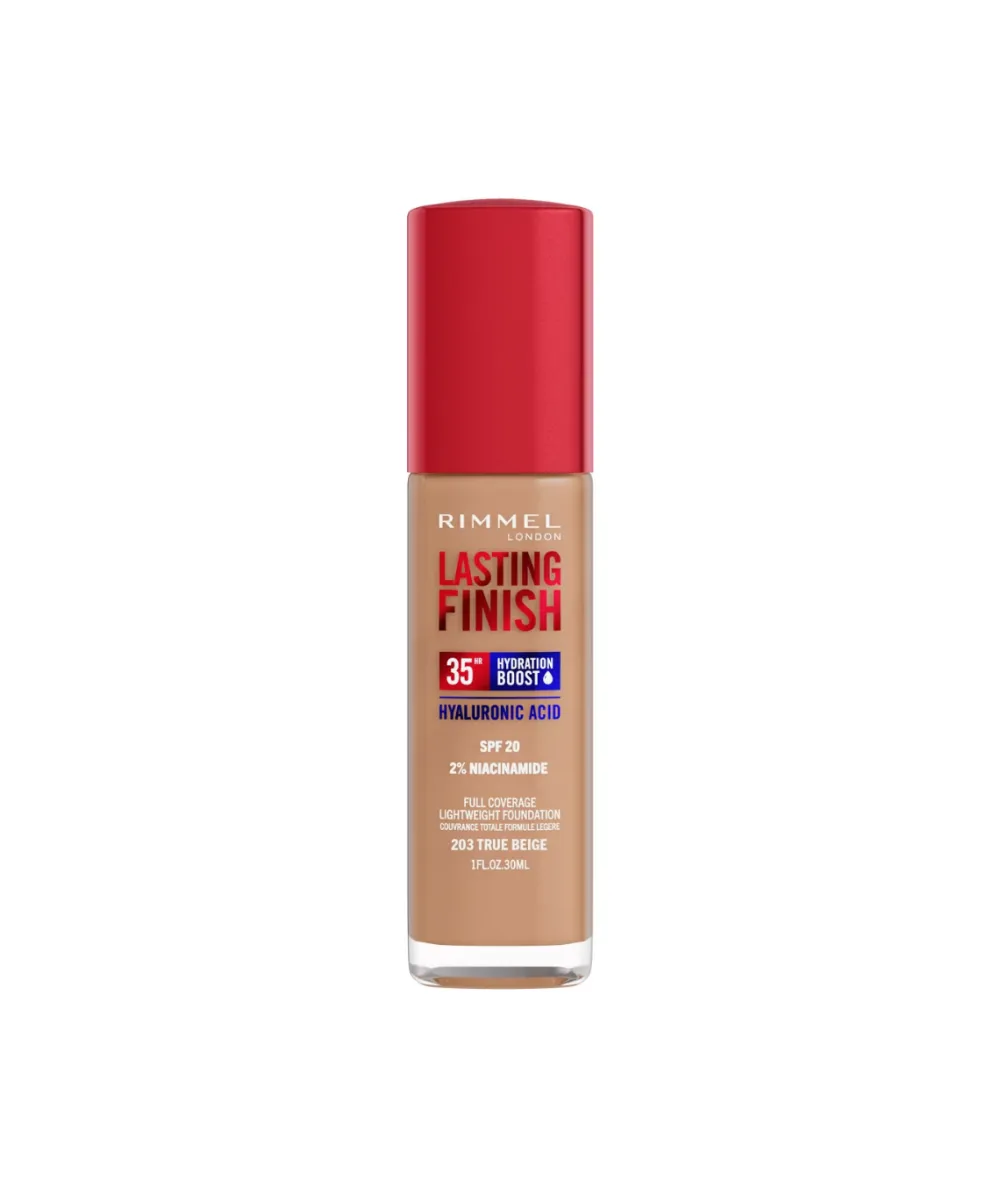 RIMMEL Base Lasting Finish 35H Hydration Boost 203| Bases Y Fondos Maquillaje