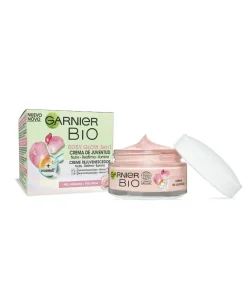 GARNIER Bio Crema Hidratante Ati Edad Rosa Mosqueta 50 Ml| Tratamiento Facial Natural