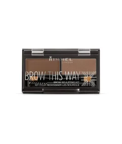 RIMMEL Brow This Way Kit Esculpidor Para Cejas 17.2 Gr, Tono 002| Cejas