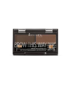 RIMMEL Brow This Way Kit Esculpidor Para Cejas 17.2 Gr, Tono 003| Cejas