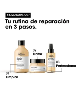 L'OREAL EXPERT PROF. Champú Absolut Repair Gold 300 Ml| Champú