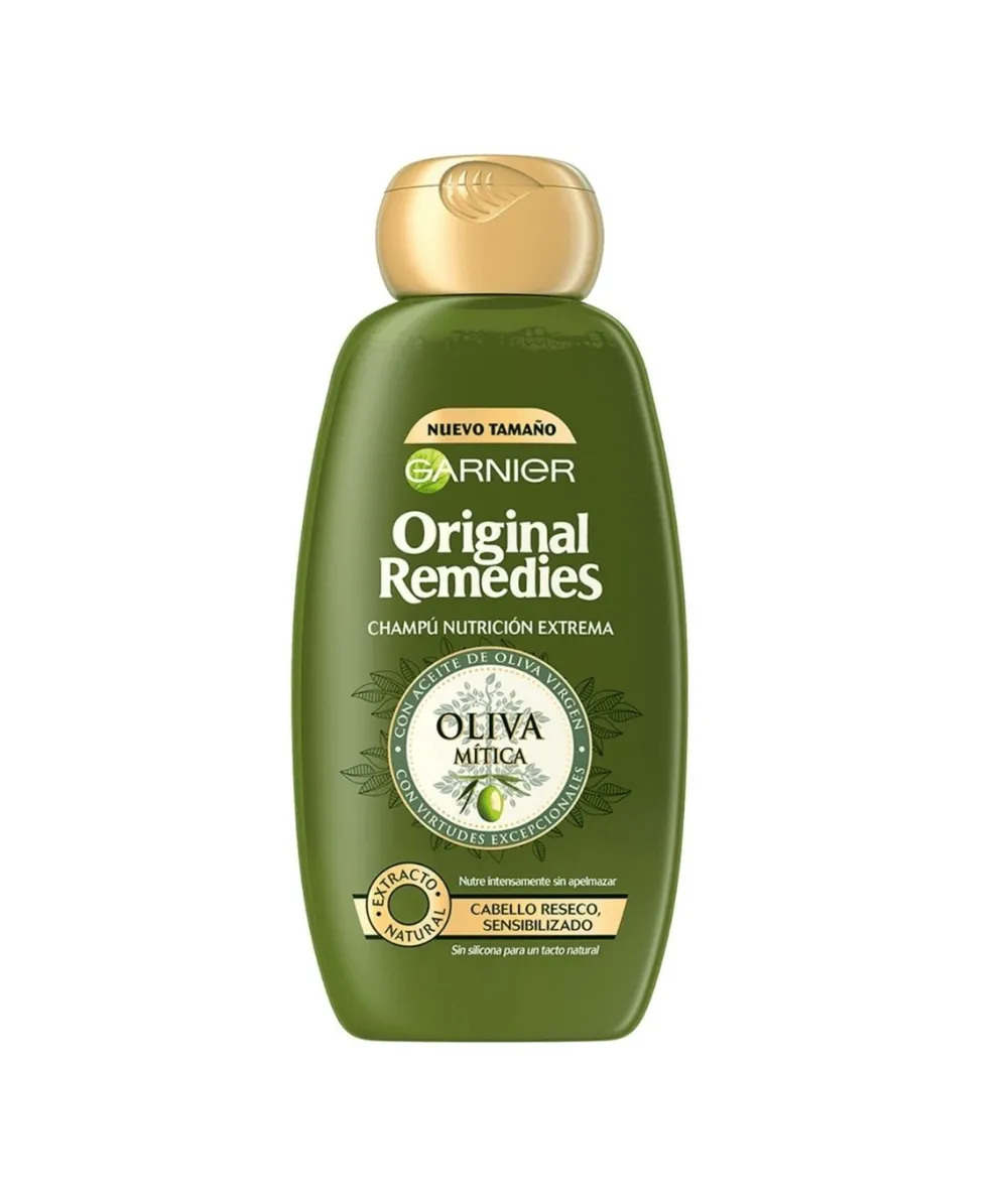 GARNIER Champú Oliva Mitica Cabello Seco 300 Ml| Champú