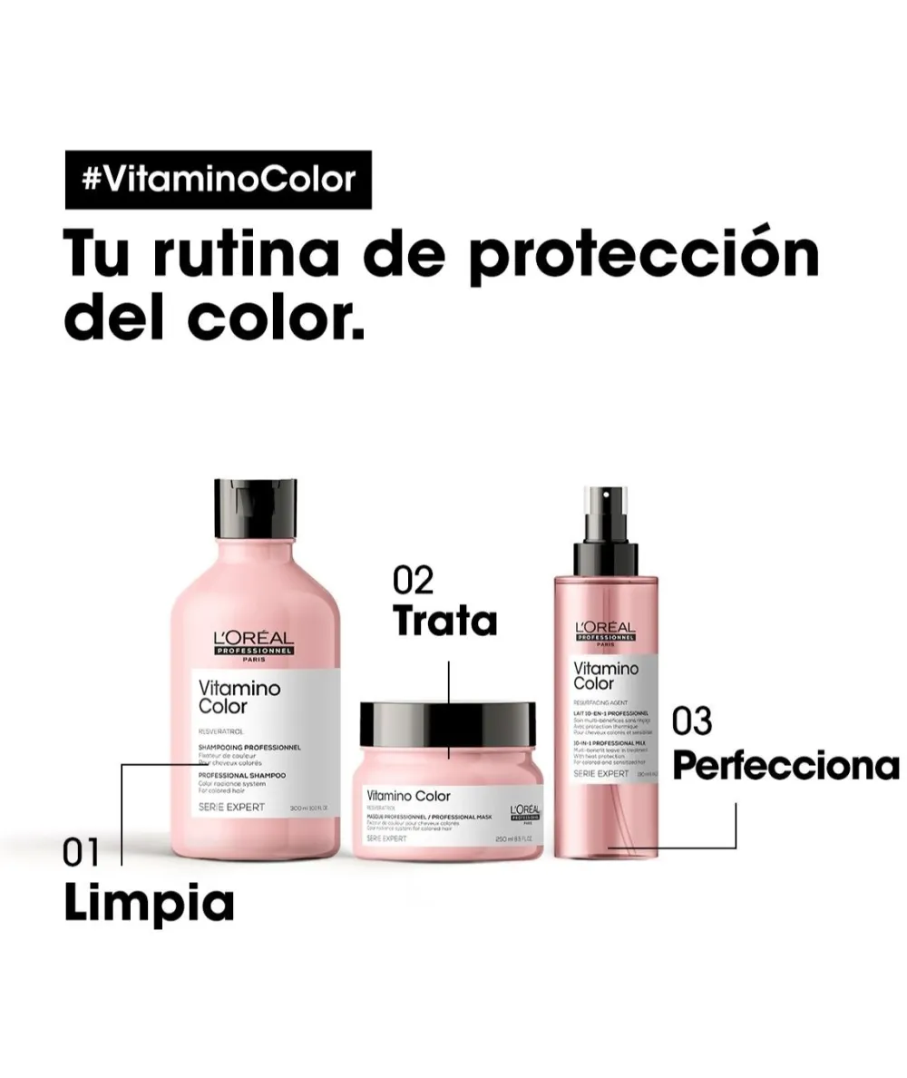L'OREAL EXPERT PROF. Champú Vitamino Color 300 Ml| Champú