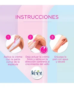 VEET Crema Depilatoria De Ducha 150 Ml Piel Sensible| Cremas Depilatorias
