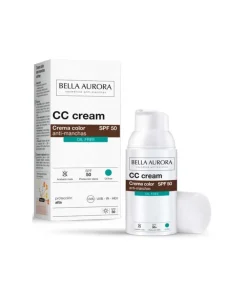BELLA AURORA Crema Hidratante Con Color Oil Free Spf50+ 30 Ml| Hidratantes Faciales