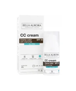 BELLA AURORA Crema Hidratante Con Color Oil Free Spf50+ 30 Ml| Hidratantes Faciales