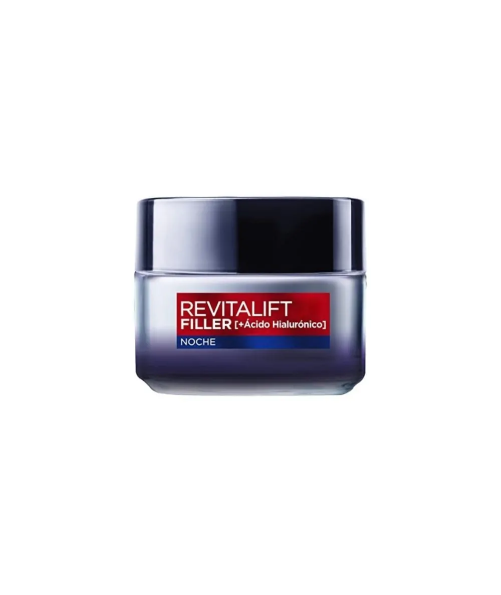 L'OREAL DERMO Crema Revitalift Filler Noche 50 Ml| Antiarrugas