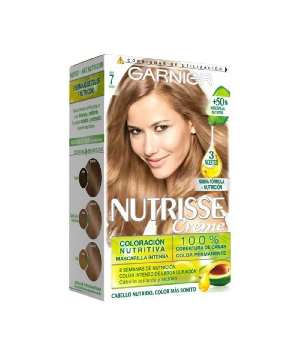 TINTE NUTRISSE Creme Tinte 7 Rubio| Tinte Permanente