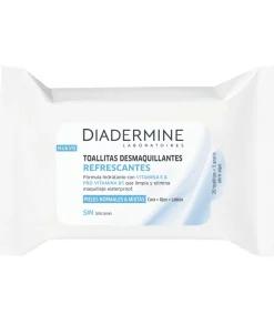 DIADERMINE Dd Toallitas Refrescantes 3 En 1 25Pcs| Limpiadoras / Desmaquillantes