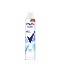 REXONA Desodorante Mujer Advanced Protect 72H Cotton Dry 200 Ml| Desodorantes Mujer