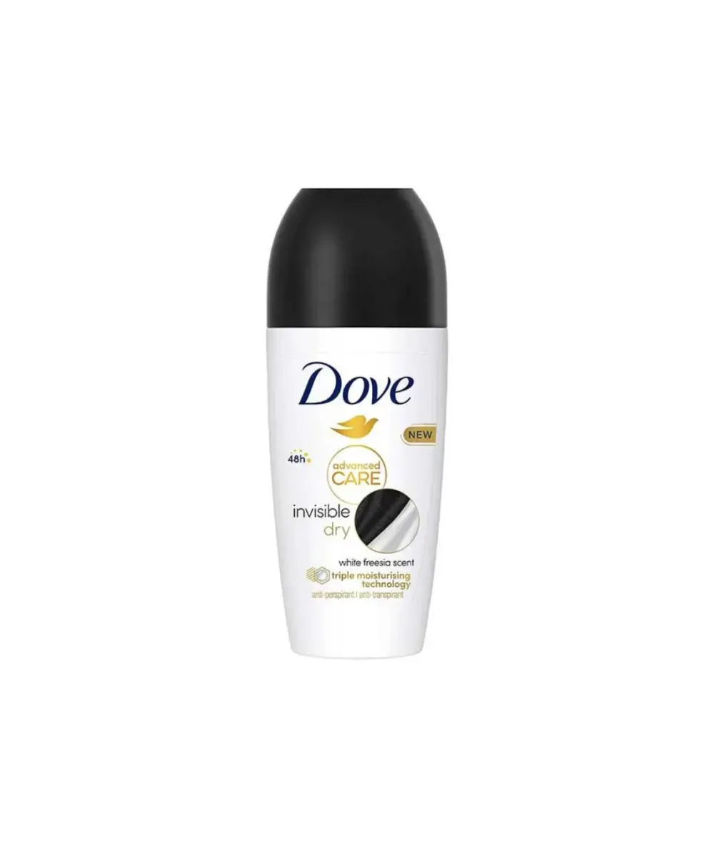 DOVE Desodorante Unisex Invisible Roll-On| Desodorantes Unisex