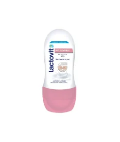 LACTOVIT Desodorante Unisex Roll On Sensitive 50 Ml| Desodorantes Unisex