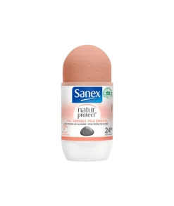 SANEX Desodorante Unisex Roll-On Piel Sensible Natur| Desodorantes Unisex