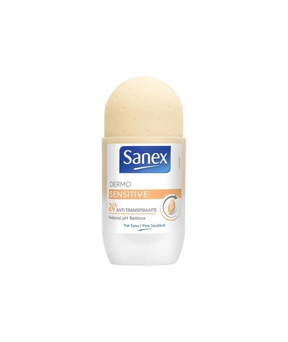 SANEX Desodorante Unisex Roll-On Sensitive| Desodorantes Unisex