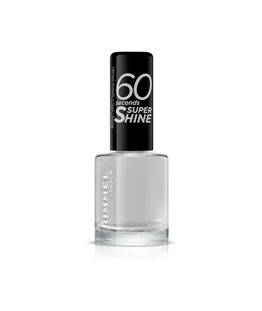 RIMMEL Esmalte De Uñas 60 Seconds 740 Clear| Esmalte Uñas