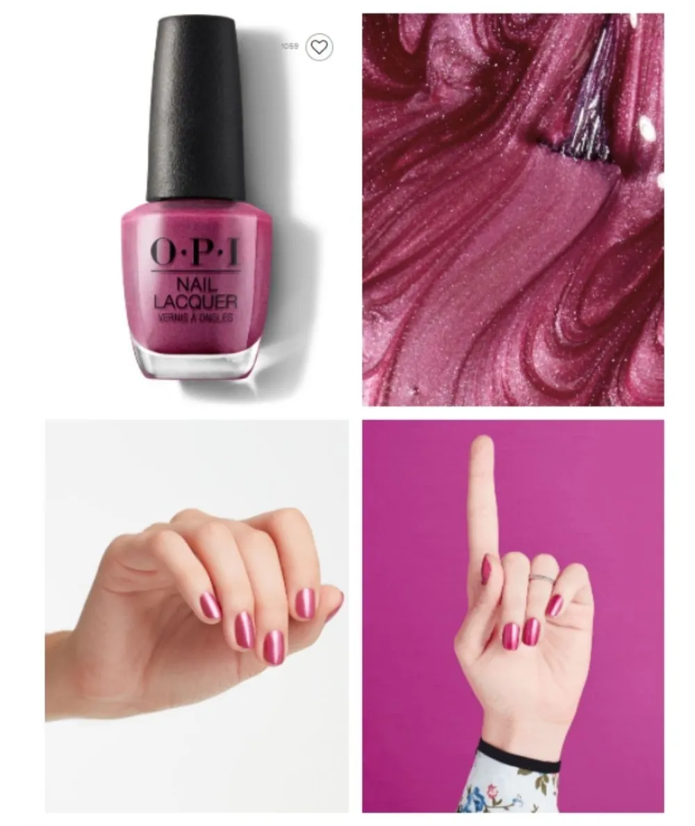OPI Uñas Esmalte Morado A Rose At Dwn/Brk By Noon| Esmalte Uñas