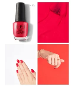 OPI Uñas Esmalte Rojo We Seafood And Eat It| Esmalte Uñas