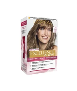 L'OREAL TINTE EXCELLENCE Excellence Creme Tinte 7.1 Rubio Ceniza| Tinte Permanente