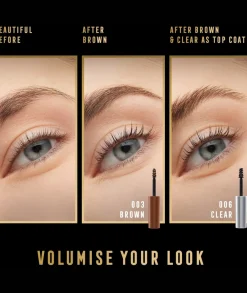 MAX FACTOR Gel De Cejas 2000 Calorie Volumen Brow 002| Máscara Pestañas