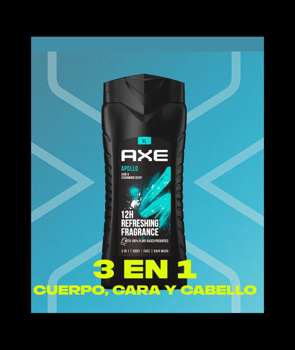 AXE Gel De Ducha Apollo 400 Ml| Geles De Baño