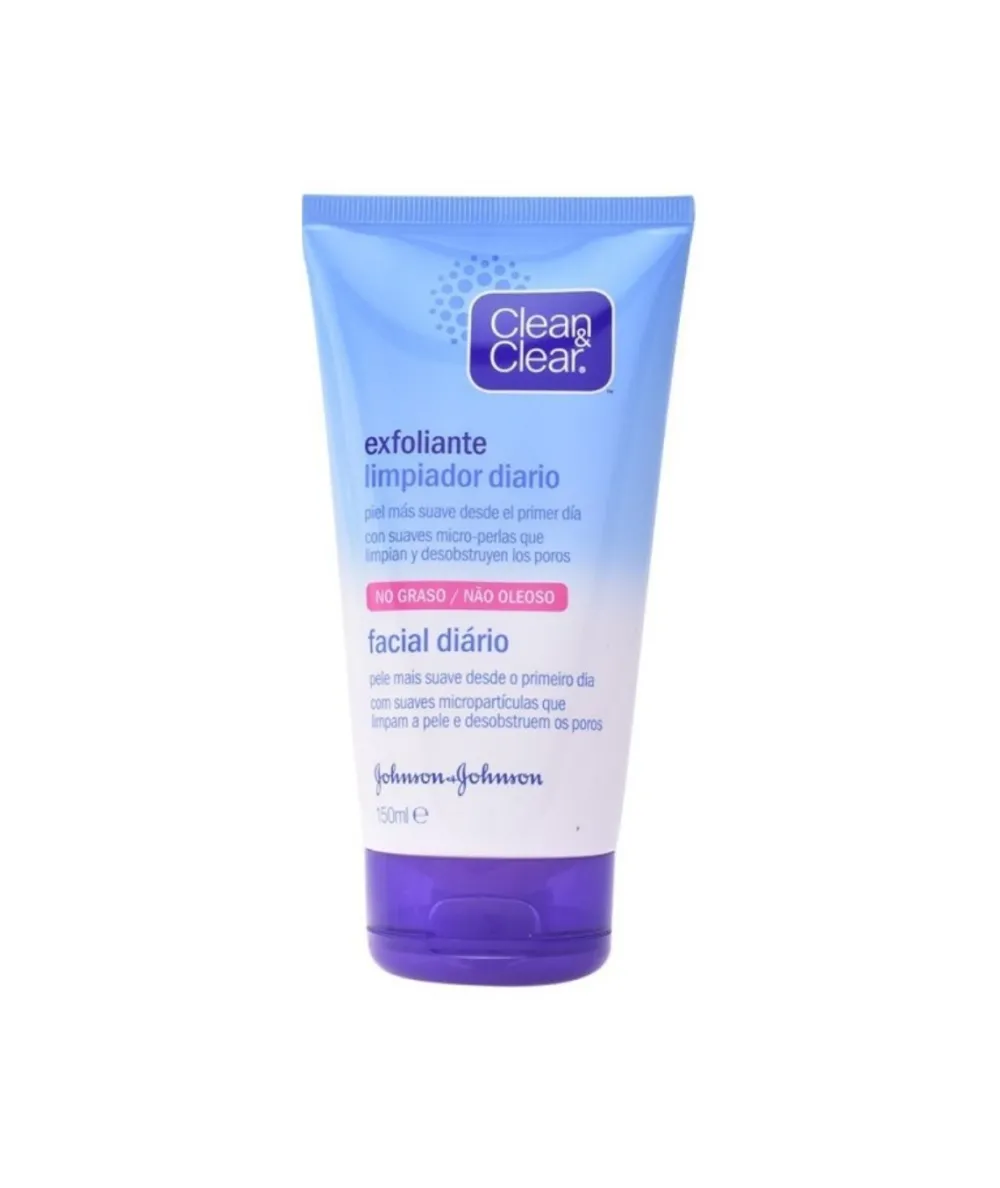 CLEAN & CLEAR Gel Exfoliante Limpiador Diario 150 Ml| Exfoliante Facial