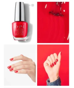 OPI Uñas Infinite Shine 2 Rojo Cajun Shrimp| Esmalte Uñas