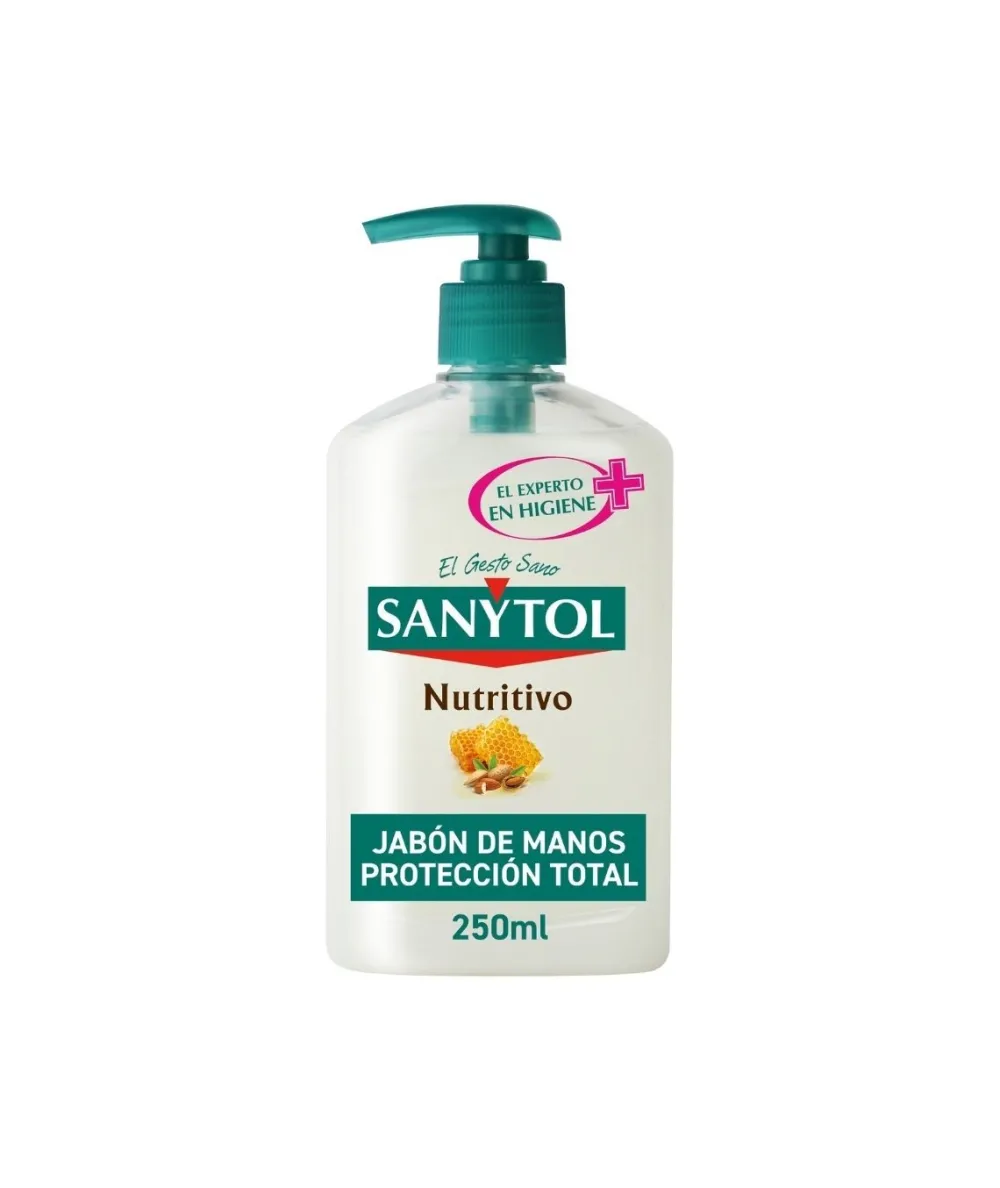 SANYTOL Jabón De Manos Nutritivo Antibacteriano 250 Ml| Jabón De Manos