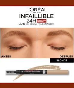 L'OREAL COLOR Lapiz De Cejas Infaillible Brow Xpert 7.0 Blonde| Cejas