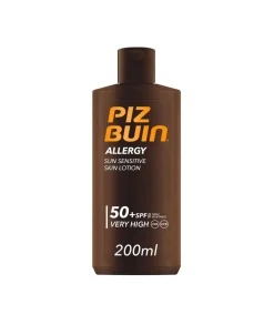 PIZ BUIN Leche Bronceadora Spf50 Allergy 200 Ml| Crema Solar
