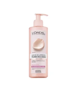 L'OREAL DERMO Leche Flores Delicadas Piel Sensible 400 Ml| Limpiadoras / Desmaquillantes