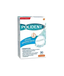 POLIDENT Limpiador Bucal 30 Tabletas| Enjuagues Bucales