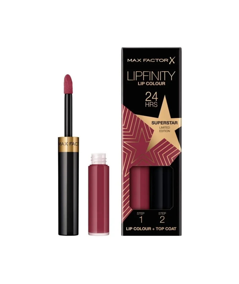 MAX FACTOR Lipfinity Rising Stars Labial Liquido 2,3 Ml, Tono 86 Superstar| Gloss