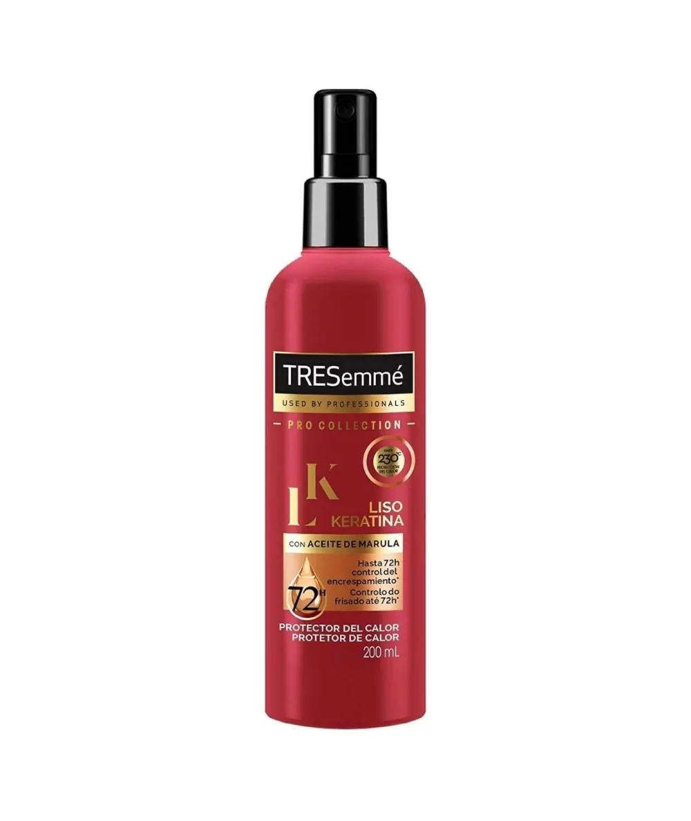 TRESSEMME Liso Keratina Protector De Calor 200 Ml| Aceites Y Tratamiento Capilar