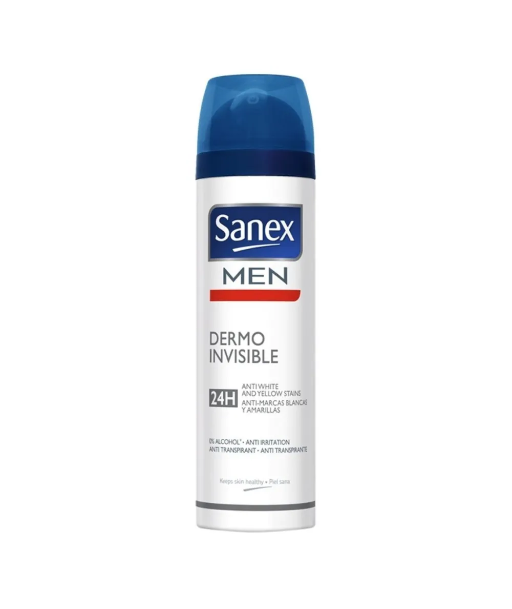 SANEX Men Desodorante Dermo Invisible 200 Ml| Desodorantes Hombre