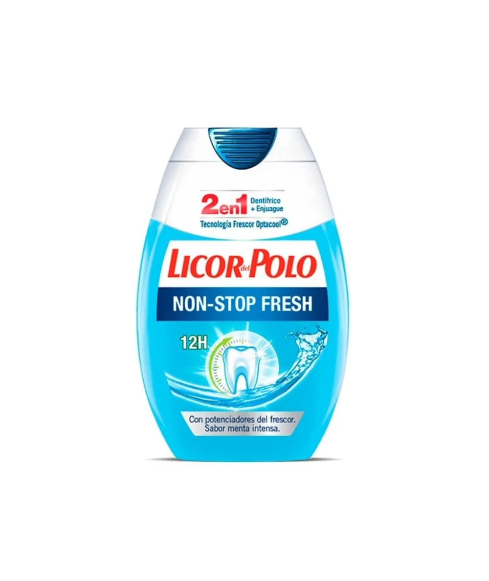 LICOR POLO Pasta De Dientes 2 En 1 Non Stop Fresh 75 Ml| Pasta De Dientes