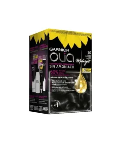 GARNIER TINTE OLIA Permanente Sin Amoniaco 1.0 Negro EBaño| Baño De Color
