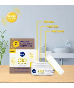 NIVEA Q10 Power Antiarrugas Cuidado De Dia Fp30 50Ml| Hidratantes Con Protección