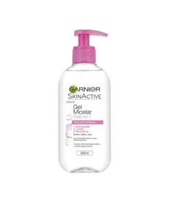 GARNIER Skinactive Gel Micelar Rosa 200 Ml| Limpiadoras / Desmaquillantes