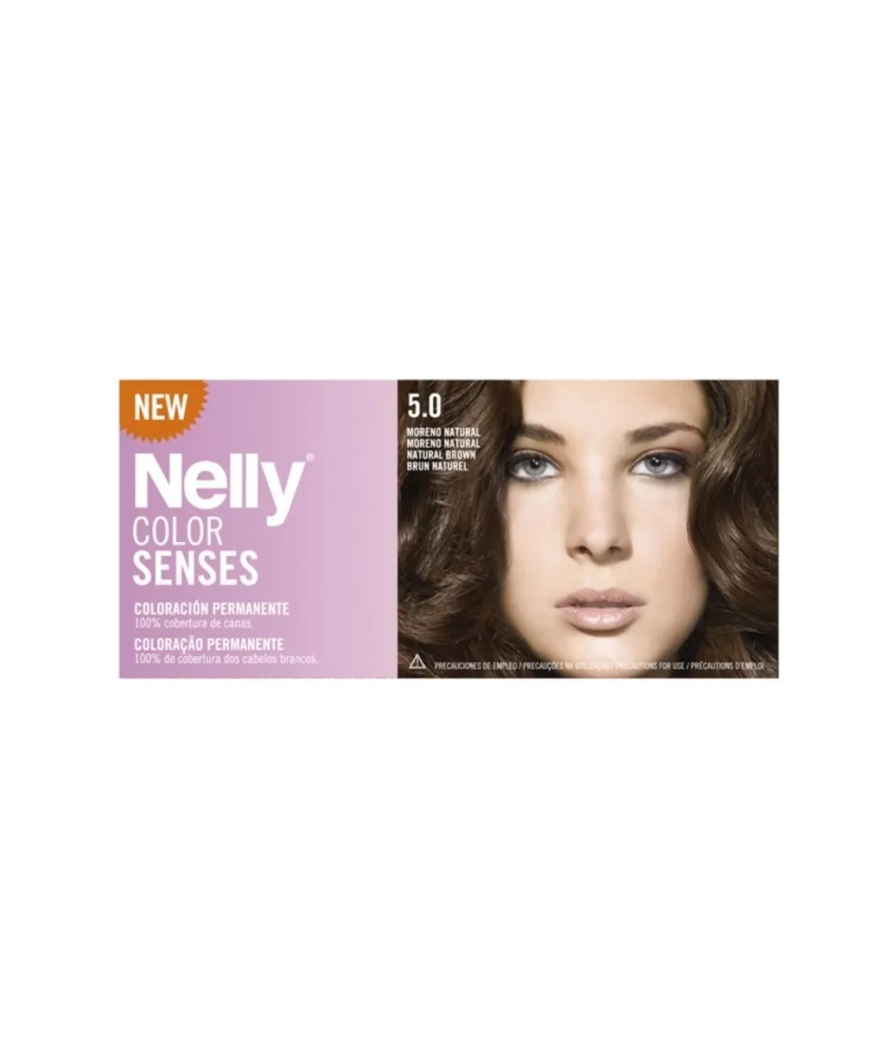 NELLY Tinte Color Senses 5.0 Castano Claro| Tinte Permanente