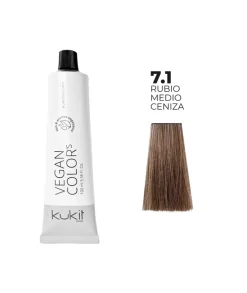 KUKIT Tinte Profesional Tono 7.1| Coloración Profesional