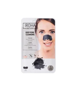 IROHA NATURE Tiras De Nariz Carbon - Limpieza Puntos Negros (5 Uds)| Mascarillas Faciales